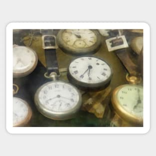 Watches - Vintage Pocket Watches Sticker